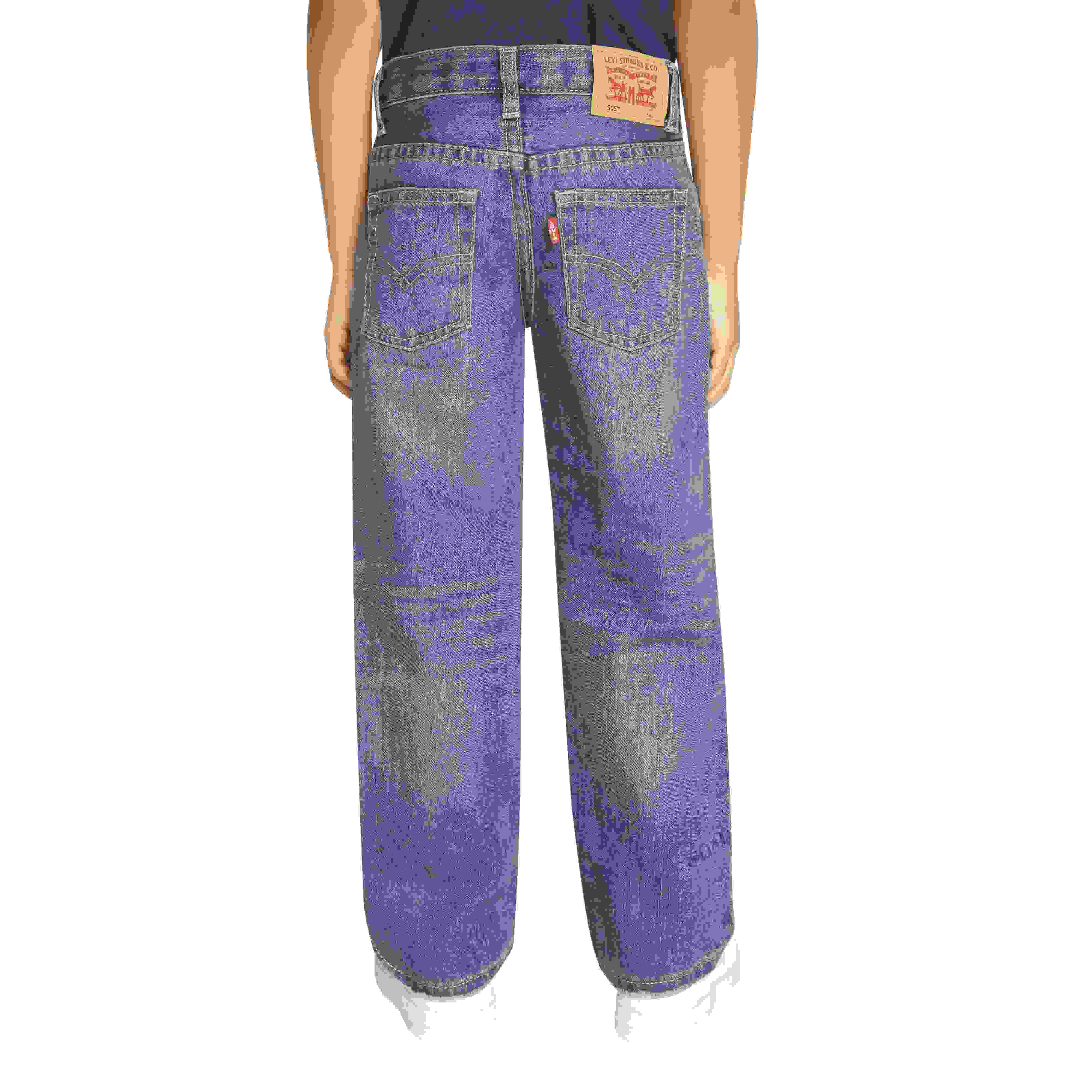 Levi's 505 Regular Fit Little Boys' Medium Blue Wash Denim Jeans